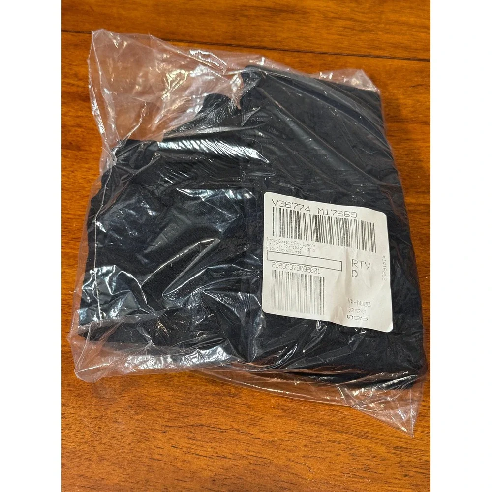 NWT Tommie‎ Copper 2-Pack Womens Ultra-Fit Compression Tights Black XX-Large 2XL